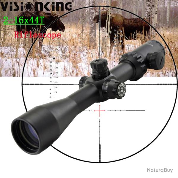 Visionking lunette de vis�e illumin�e 2-16x44 Sight LIVRAISON GRATUITE