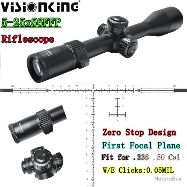 Visionking lunette de vis�e illumin�e 5-25x56 FFP LIVRAISON GRATUITE