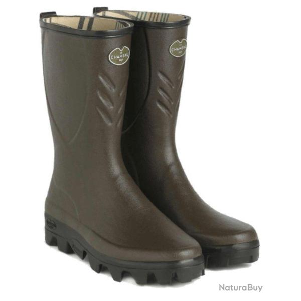 Bottillons Crs Jersey Le Chameau marron taupe