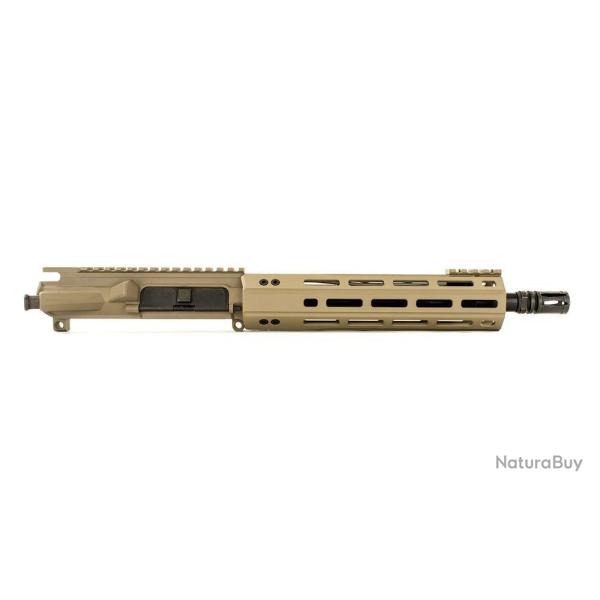 Upper complet 10'' FDE pour carabine semi auto type AR15 cal .300 Blackout M-Lok