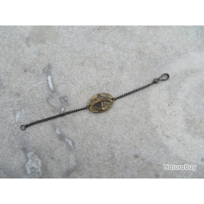 Chaine De Montre Gousset Vintage En Métal - Pièce D'occasion Authentique