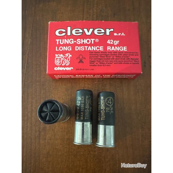 Bo�te de 5 cartouches clever Tungst�ne 42gr pb4