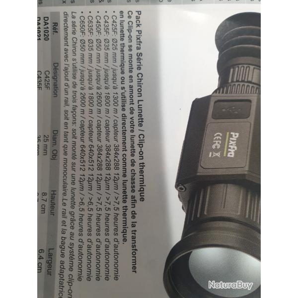 lunette thermique pixfra model chiron C650F