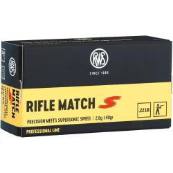MUNITION RWS 22LR RIFLE MATCH S