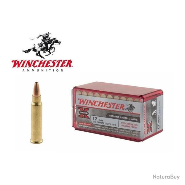 MUNITION WINCHESTER 17HMR XTP HP 20g