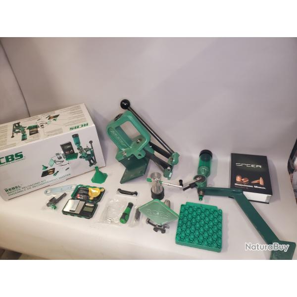 Kit complet de rechargement presse RCBS Rebel Master Reloading Kit