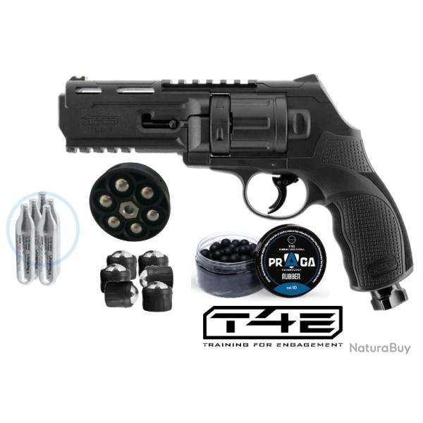 Vente Flash! Pack Umarex TR50 Gen2 T4E 13J+50 Munitions+5 CO2+2 Barillets+6 Balles X-Terminator