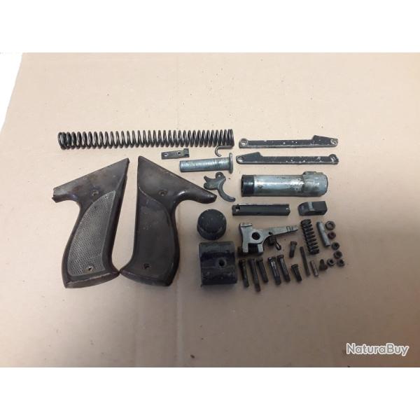 Lot de pieces pour pistolet a air comprime Mondial zip cal.4,5mm