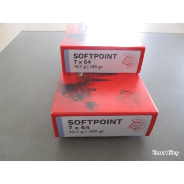 balles Geco SOFTPOINT Calibre 7/64
