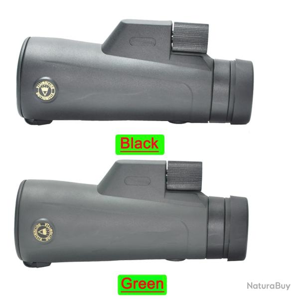 Visionking-T�lescope monoculaire portable HD avec support de poign�e, 12x56 Green with Stand