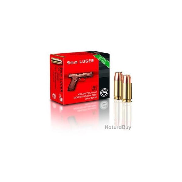 20 Munitions GECO Cal.9x19 JHP 124 gr