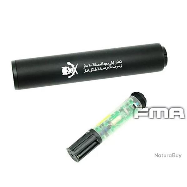 Tracer type Silencieux Pirate - Noir - FMA