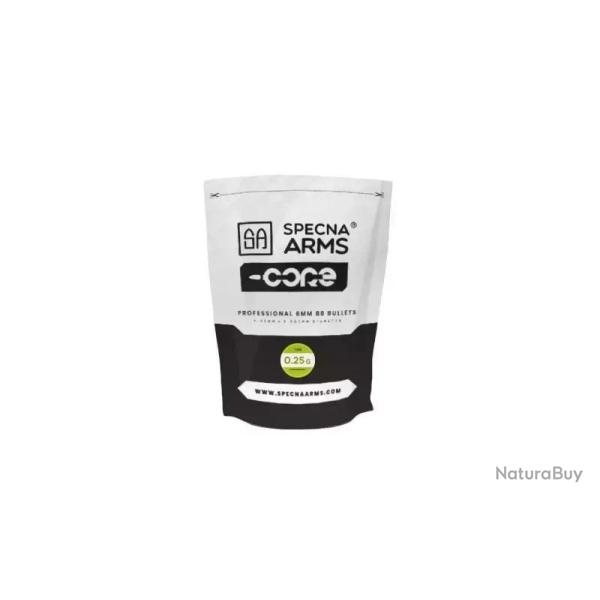 Billes biod�gradables 0,25 g Specna CORE - Sachet 1 kg