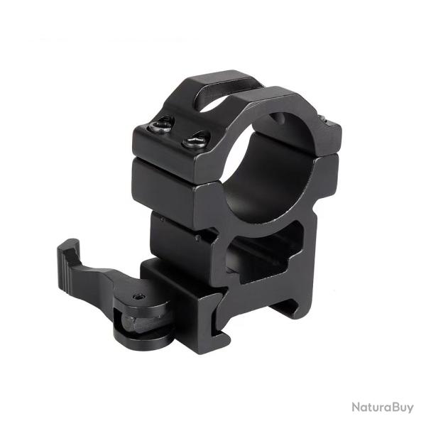 Collier de montage haut amovible pour rail Picatinny