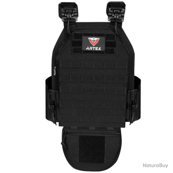 Gilet porte-plaque AV-81 ARTEX 1000D - Noir