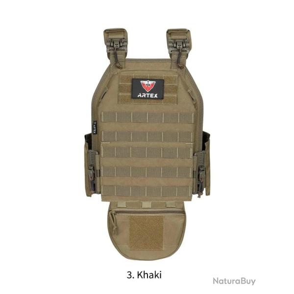 Gilet porte-plaque AV-81 ARTEX 1000D - Marron