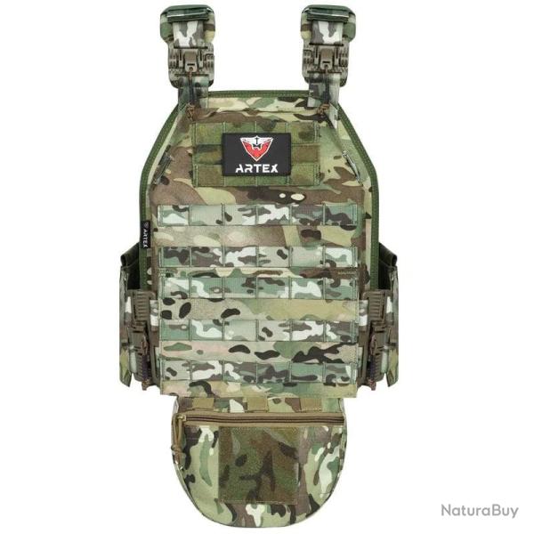 Gilet porte-plaque AV-81 ARTEX 1000D - Multicam