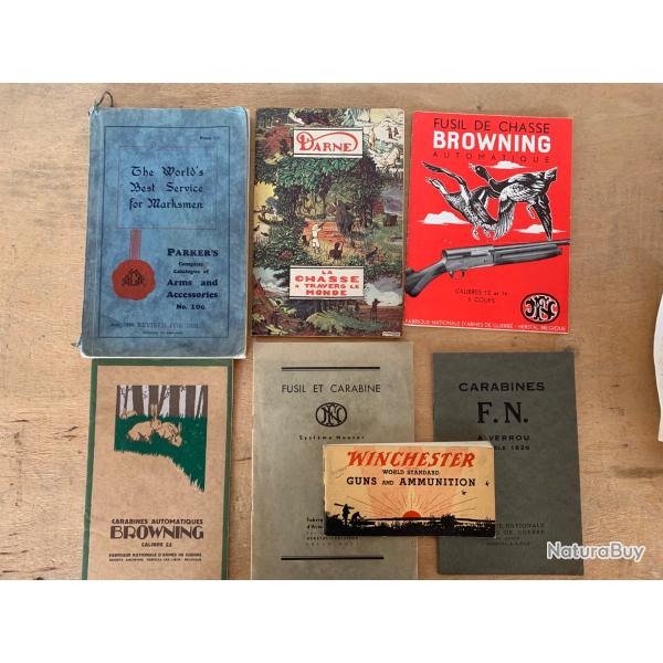 Lot de catalogues anciens