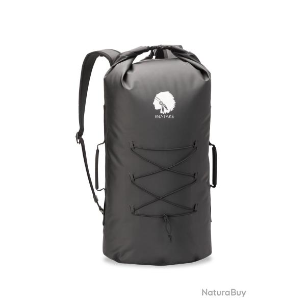 SAC A DOS TUBE INATAKE Noir / Logo Silver