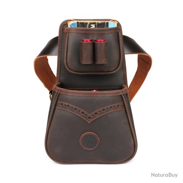 Sacoche de ceinture en cuir haute qualit� Tourbon - LIVRAISON GRATUITE