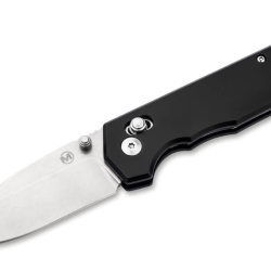 B&ouml;ker Magnum 01SC091 Couteau pliant de poche Rockstub Stonewashed 440B, Black Aluminium