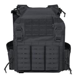 Veste porte plaques 600d quick detach noire TACTICAL OPS