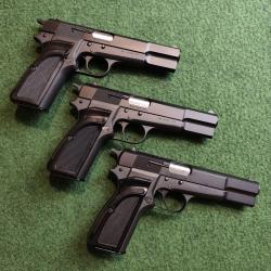 Pistolet BROWNING GP35 - Gendarmerie Belge - Cal. 9x19 - Préparation TAR - Reconditionné (Occasion p