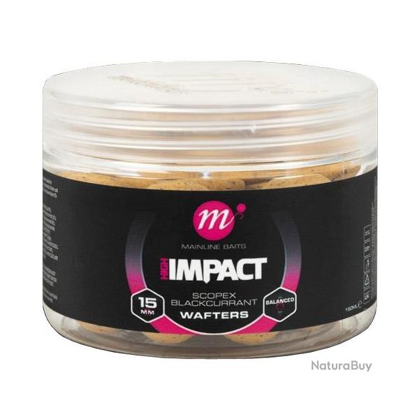 Bouillettes Equilibres Mainline Hi Impact Scopex Blackcurrant 15mm 150ml