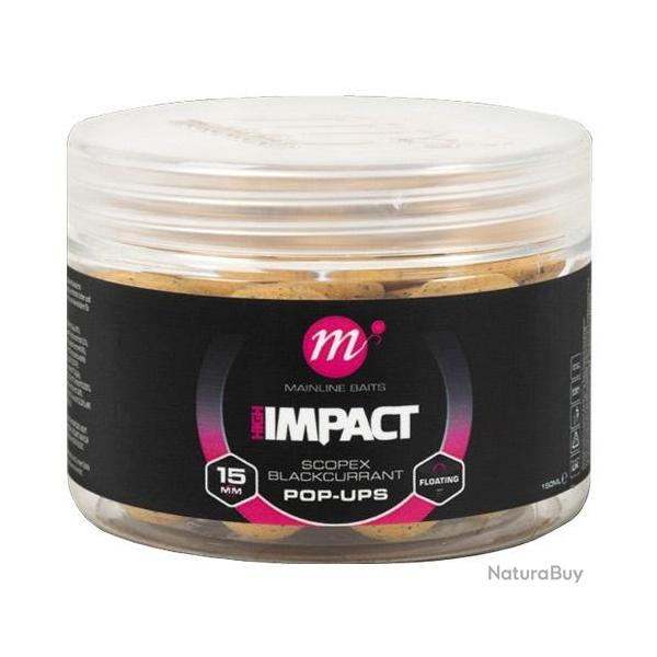 Pop Ups Mainline Hi Impact Scopex Blackcurrant 15mm 150ml