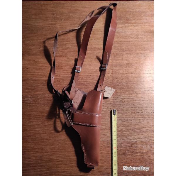 Ancien Holster cuir anne 70 neuf