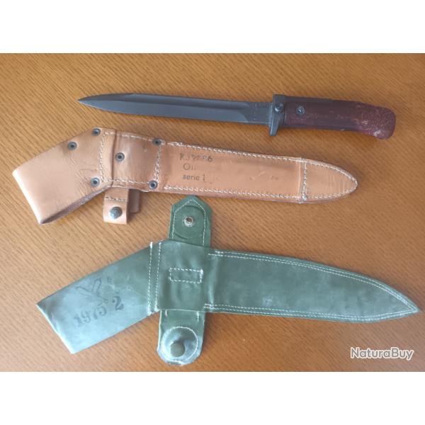 baionnette vz58  2 fourreaux