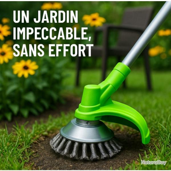 T�te D�sherbage Coupe Herbe Machine Rotative Tondeuse Outil Jardin Brosse T�te Disque Fil Acier