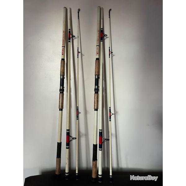 2 canne surf casting 3,80 m composite mariner strong  Mitchell p�che mer occasion collection