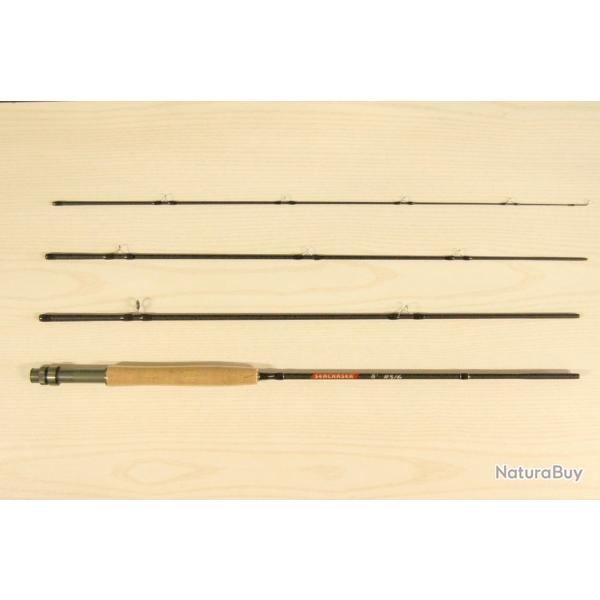 VENDS CANNE A MOUCHE SEACHASER 8 PIEDS SOIE 5/6