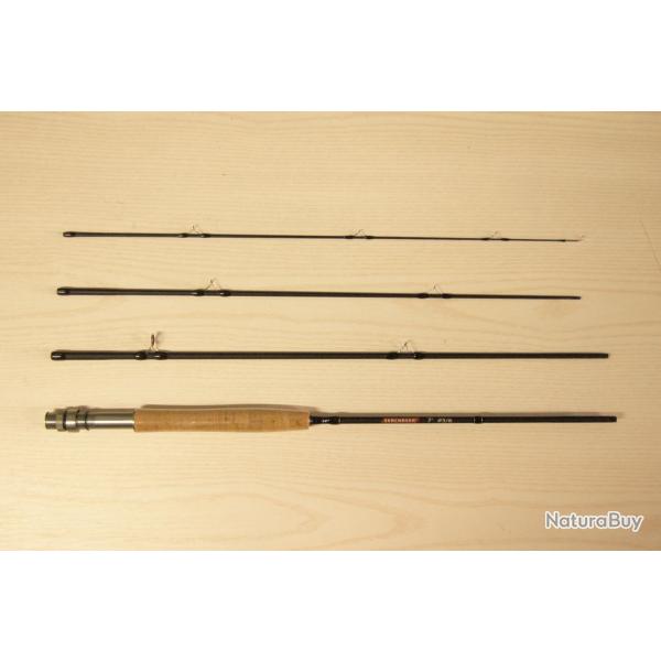 VENDS CANNE A MOUCHE SEACHASER 7 PIEDS SOIE 5/6