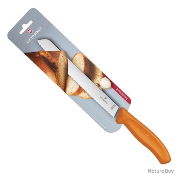 6.8636.21L9B Couteau � pain 21cm Victorinox Swiss Classic (carte)