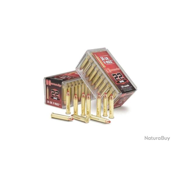 MUNITION HORNADY 22WMR 30 GR V-MAX