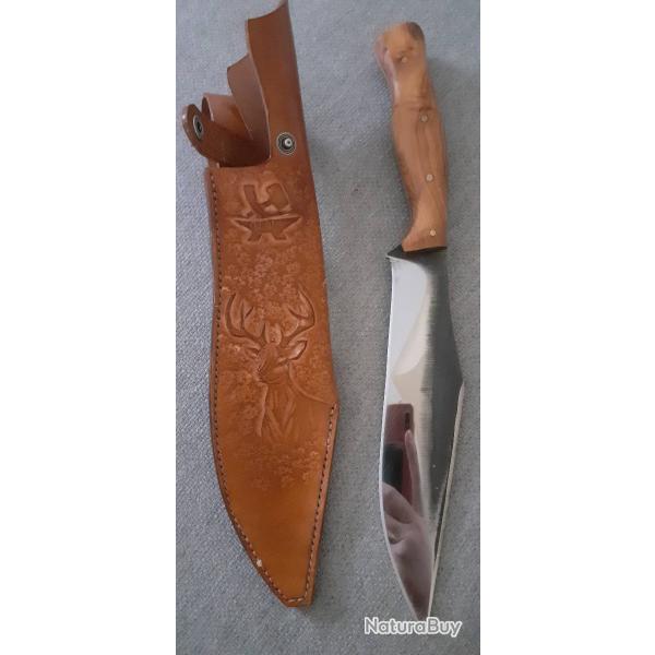 Couteau de chasse artisanal