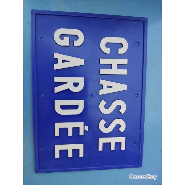 Panneau pancarte signalisation chasse gard�e lot de 5 plaques 28 x 20 cm