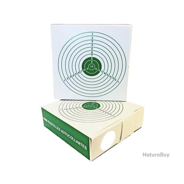 GOMMETTES BLANCHES POUR CIBLES DIAM. 15 MM, BOITE DE 1000 "UMAREX"