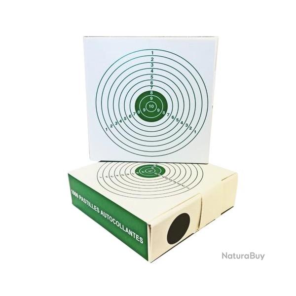 GOMMETTES NOIRES POUR CIBLES DIAM. 19 MM, BOITE DE 1000 "UMAREX"