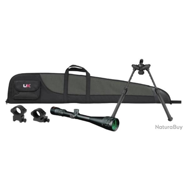 PACK LOISIR FORCE B1 (LUNETTE 3-9X50, MONTAGE, FOURREAU, BIPIED) "UMAREX"
