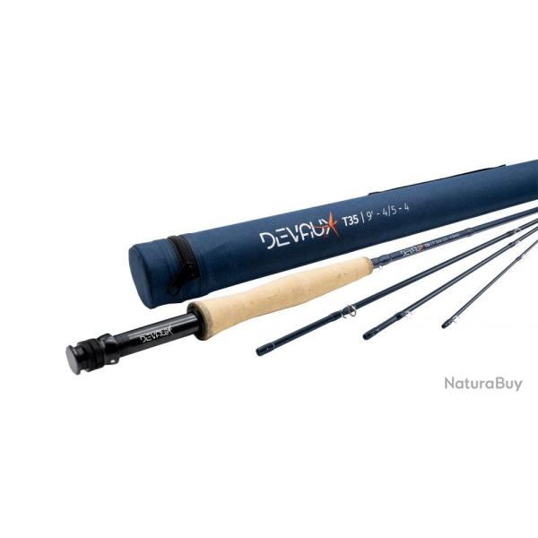 CANNE DEVAUX T35 8 pieds - 3 brins - 76gr Soie 4/5