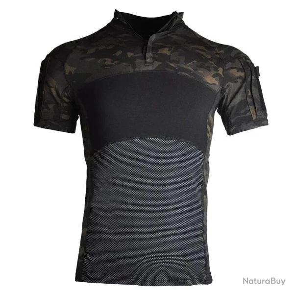 Chemise combat Tactical Ridge HANWILD - Multicam noir / XL 70-80kg