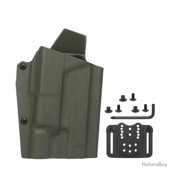 Holster pistolet P226 + X300 Kydex WOSPORT - Vert arm�e