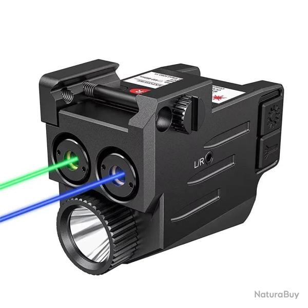 Lampe double laser SFD-250 RICHFIRE 500lms - Bleu - Vert