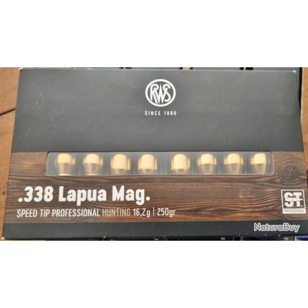 Munitions RWS 338 lapua magnum
