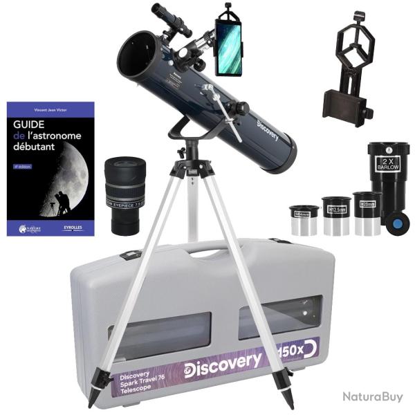 Pack T�lescope Astrophotographie Discovery Spark Travel 76