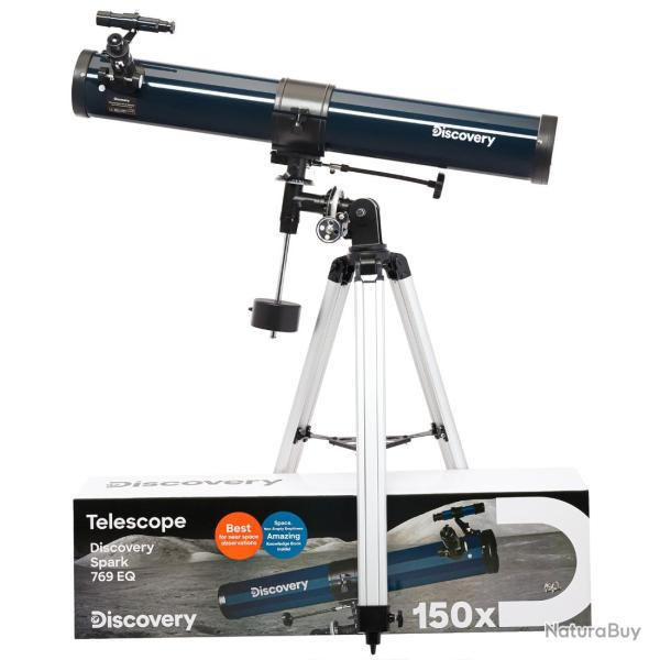DISCOVERY - SPARK 769 EQ - T�lescope R�flecteur 76/900 avec Monture Equatoriale