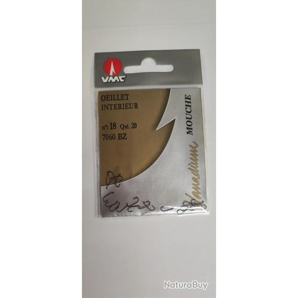 20 HAMECONS VMC- SP MOUCHE - OEILLET INTERIEUR - N18 - 7060BZ - NEUF
